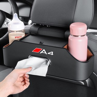 กล่องเก็บทิชชู่ พนักพิงหลัง พร้อมตะขอเกี่ยว สําหรับรถยนต์ Audi A4