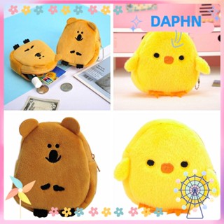 Daphs กระเป๋าใส่เหรียญ ลายการ์ตูนไก่โคอาล่าน่ารัก ขนาดเล็ก สาย USB