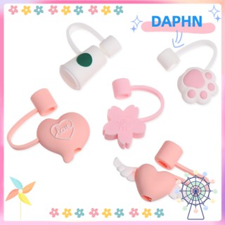 DAPHS 1 ชิ้น ซิลิโคน ฟาง ปลั๊ก สร้างสรรค์ สาด ป้องกัน ฟาง เคล็ดลับ อุปกรณ์ถ้วย