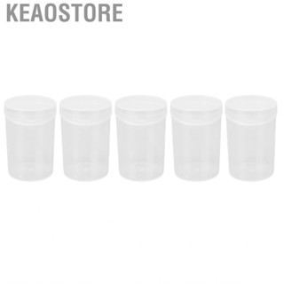 Keaostore Makeup Sponge Box  Beauty Storage Transparent Multipurpose 5pcs for Beads