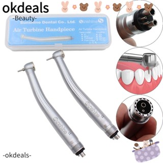 OKDEALS เครื่องมือทันตกรรม เข็มกด 4 หลุม ทําความสะอาดฟันอย่างรวดเร็ว