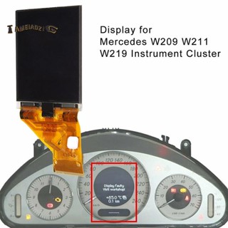 เกจวัดคลัสเตอร์รถยนต์ หน้าจอ LCD สําหรับ Mercedes E-Class E320 E350 E500 E55 E63 W209 W211 W219