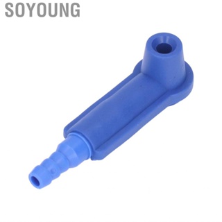 Soyoung Brake Oil Changer Joint ABS Plastic Fluid Bleeding Connector Blue Maintenance for Trucks Construction Vehicles