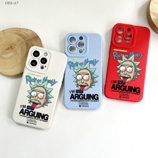 OPPO A7 A5S A12 A9 A5 A31 A3S A12E A53 A33 A15 A15S A16 A16S A93 A76 A36 A96 A57 A77S 2020 2022 Rick And Morfy เคส