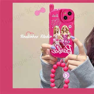 เคสโทรศัพท์มือถือ กันกระแทก ลายตุ๊กตาบาร์บี้ สําหรับ iPhone 11 13promax 7 8 College 14 x xs12