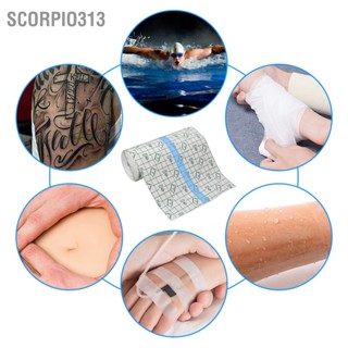 Scorpio313 Tattoo Aftercare ผ้าพันแผลกันน้ำผ้าพันแผลกาวยืดใสยืดหยุ่นระบายอากาศได้สำหรับรอยสัก