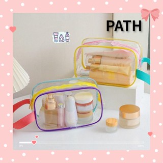 PATH Transparent Cosmetic Bag Travel Storage Toiletry Wash Beauty Case