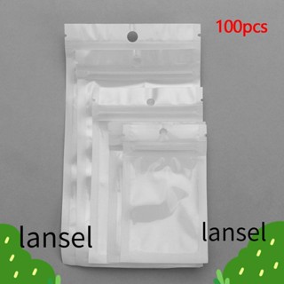 LANSEL ถุงบรรจุภัณฑ์ พลาสติก โพลีซีลในตัว 100 ชิ้น