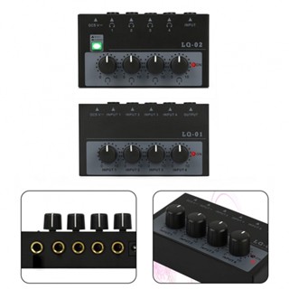 New Arrival~Compact Size 4 Channel Audio Mixer with Headphone Output for Online Broadcasting