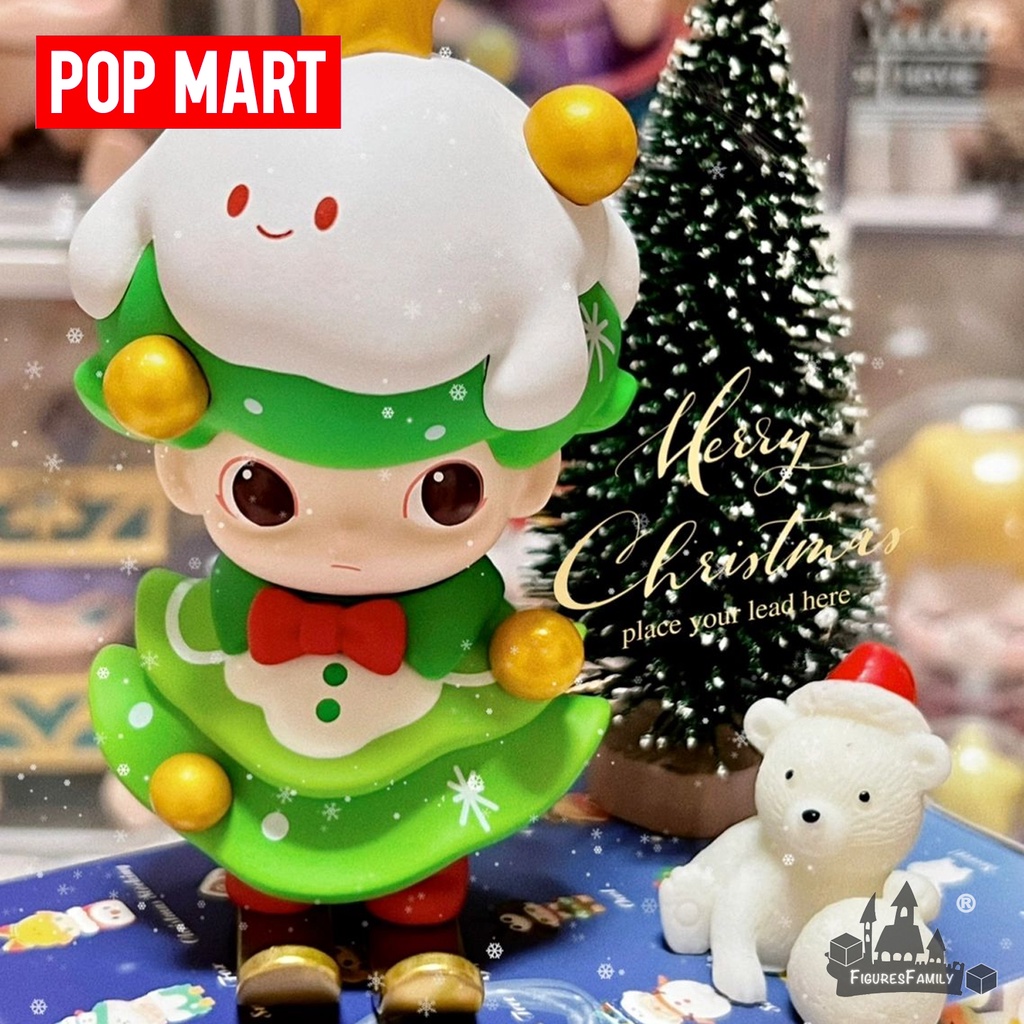 [ของแท้] POPMART DIMOO Christmas Series 2020 โมเดลตุ๊กตาฟิกเกอร์ รูปกล่องสุ่ม