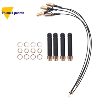 เสาอากาศเชื่อมต่อ 868-915Mhz U.Fl Ipex เป็นเสาอากาศพิกเทล Sma 3Dbi สําหรับโมดูล Wifi Esp32 Lora และอินเตอร์เน็ต 4 ชิ้น