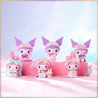 ฟิกเกอร์ Sanrio My Mystery Box Kuromi Melody เหมาะกับของขวัญ สําหรับตกแต่งโต๊ะ