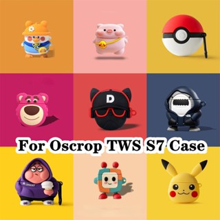 【พร้อมส่ง】เคสหูฟัง แบบนิ่ม ลายการ์ตูน สําหรับ Oscrop TWS S7 Oscrop TWS S7