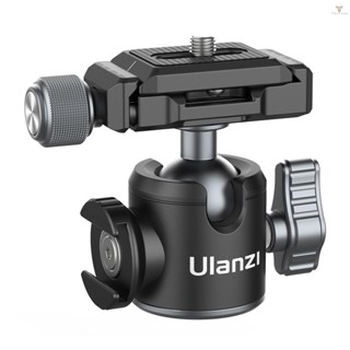 Fw Ulanzi U-80L Arca Swiss หัวบอล พร้อมเพลทปลดเร็ว 1/4 นิ้ว สําหรับกล้อง DSLR ILDC โหลด 10 กก.