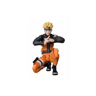 S.H.Figuarts Naruto Shippuden Uzumaki Naruto ฟิกเกอร์ Pvc รูปเสาหางเก้าแฉก ขนาด 145 มม. Bas63238