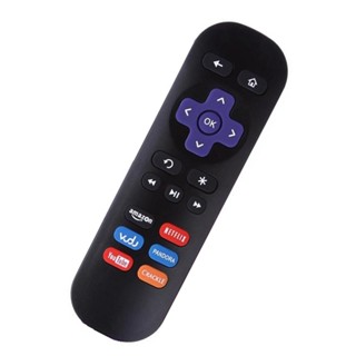 Nice photo รีโมทคอนโทรล Universal Remote Replacement สัญญาณแรงพร้อมปุ่มทางลัด 6 ปุ่มสำหรับโทรทัศน์อัจฉริยะ