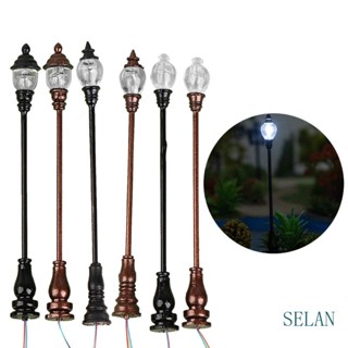 Selan โมเดลโคมไฟ Led สเกล 87 ขนาดเล็ก 1 ชิ้น อุปกรณ์เสริม สําหรับตกแต่งภูมิทัศน์โต๊ะ