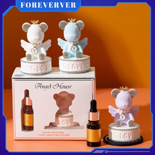 Bear Car Air Freshener Diffuser Cartoon Aroma Decorations ของตกแต่ง จี้น้ำหอม น้ำหอมปรับอากาศในรถยนต์