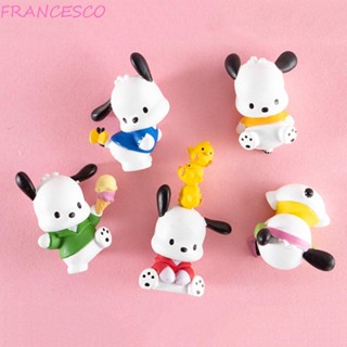 Francesco ฟิกเกอร์การ์ตูนอนิเมะ Pochacco Kawaii Friends ของขวัญ สําหรับตกแต่งเค้ก