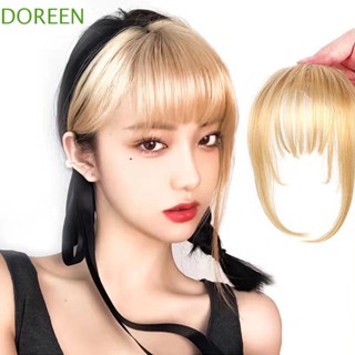 Doreen กิ๊บติดผมหน้าม้าปลอม คาร์บอนไฟเบอร์ ผ้าลินิน อุณหภูมิสูง 3D