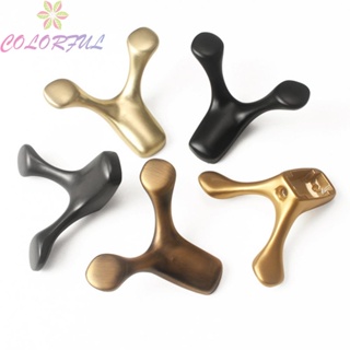 【COLORFUL】Clothes Hooks 1pcs Aluminum Alloy Creative Horn Wall Hanging Practical