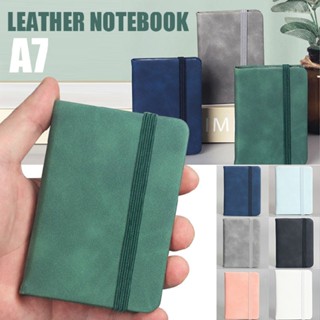 New Small Notebook A7 Portable Mini Portable Diary Pocket Book Leather