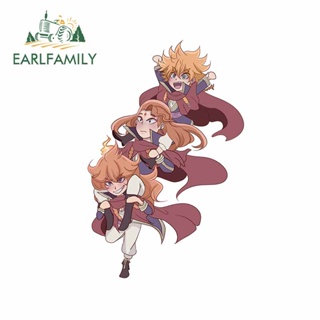 Earlfamily สติกเกอร์ไวนิล ลายการ์ตูนอนิเมะ Black Clover RV กันรอยขีดข่วน สําหรับติดตกแต่งรถยนต์ 13 ซม. x 8.6 ซม.