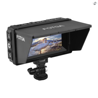 {fly} Fotga E50S 4K มอนิเตอร์ติดบนกล้อง หน้าจอสัมผัส IPS 5 นิ้ว 2500nits พร้อม HDMI 3G-SDI 3D LUT USB สําหรับกล้อง DSLR