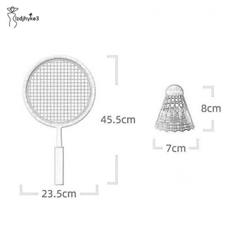 [lzdjhyke3] ชุดไม้เทนนิส แบดมินตัน แบบพกพา ของเล่นชายหาด สําหรับเด็กผู้ชาย และเด็กผู้หญิง