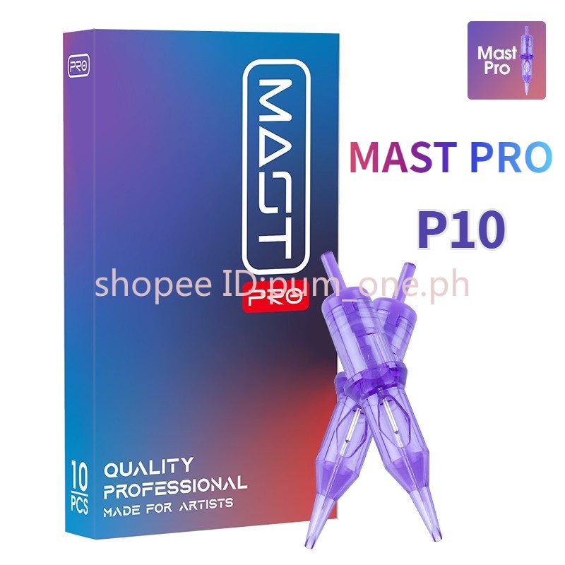 "พร้อมส่ง" Mast Pro เครื่องสักถาวร PMU 0.18 มม. 1RL 0.35 มม. 10 ชิ้น