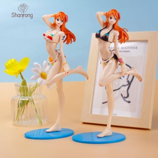 Shanrong โมเดลวันพีช โมเดลฟิกเกอร์ PVC รูป Nami ของขวัญคริสต์มาส สําหรับเก็บสะสม