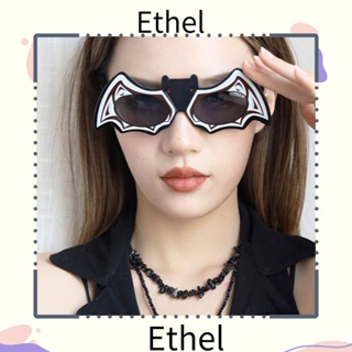 Ethel1 แว่นตาคอสเพลย์ รูปค้างคาว สีดํา สําหรับปาร์ตี้ฮาโลวีน