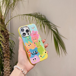 เคสโทรศัพท์มือถือแฟชั่น ทรงกลม เรืองแสง สําหรับ iPhone 11 14 12 13 Pro Max