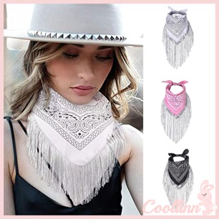 Coo Cowgirl Bandanas ผ้าพันคอ ประดับเลื่อม สําหรับผู้หญิง