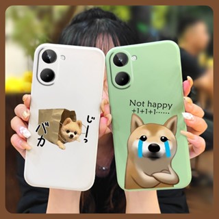 phone case Back Cover Phone Case For OPPO Realme10 4G Lens package Cartoon Lens bump protection Simplicity Solid color cute