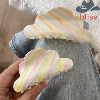 Bliss กิ๊บติดผม ลายเมฆ สีรุ้ง สไตล์เกาหลี หลากสี