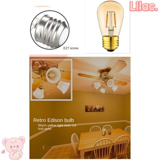 Lilac ST45 หลอดไฟ LED 27 ดวง คริสตัล สีขาวอบอุ่น 1W 2W 2700K