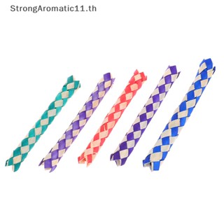 Strongaromatic กับดักนิ้วมือไม้ไผ่ สไตล์จีนคลาสสิก DIY ของเล่นสําหรับเด็ก 5 ชิ้น