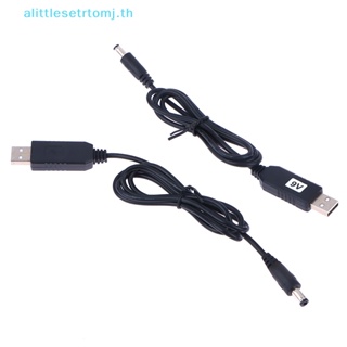 Alittlese โมดูลอะแดปเตอร์แปลงพลังงาน USB DC 5V เป็น DC 9V 12V 2.1x5.5 มม. ตัวผู้ TH