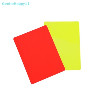 Gentlehappy การ์ดบันทึกเกมฟุตบอล สีแดง และสีเหลือง สําหรับแข่งฟุตบอล