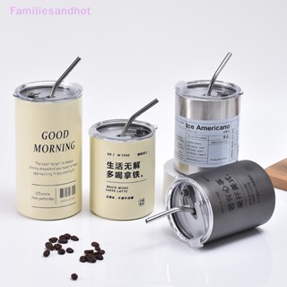 Familiesandhot&gt; 1 ชิ้น 320 มล. / 600 มล. 304 สเตนเลส เก็บความเย็น ถ้วยกาแฟ แก้วสูญญากาศคู่ บ้าน ฝาดื่ม แบบพกพา ฉนวนกันความร้อน ถ้วยอย่างดี