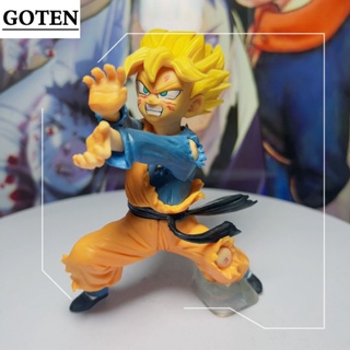 โมเดลฟิกเกอร์ Pvc รูป Dragon Ball Z Son Goten SSJ Super Saiyan Trunks ขนาด 13 ซม. ของเล่นสําหรับเด็ก