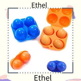 Ethel1 กล่องเก็บไข่ 2/4 ช่อง พับได้ สําหรับปิกนิก