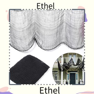 Ethel1 ผ้าลายน่าขนลุก สําหรับตกแต่งบ้าน หน้าต่าง โต๊ะ ประตู