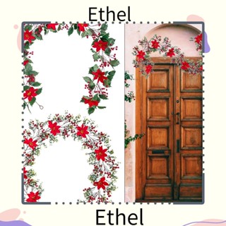 Ethel1 พวงมาลัยเบอรี่ประดิษฐ์ DIY สําหรับตกแต่งปาร์ตี้ฮาโลวีน คริสต์มาส งานแต่งงาน