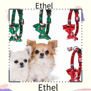 Ethel1 โบว์คริสต์มาส เพื่อความปลอดภัย สําหรับสัตว์เลี้ยง สุนัข