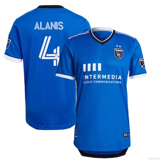 เสื้อยืดแขนสั้น ลายทีมชาติฟุตบอล Ani MLS Oswaldo Alanis San Jose Earthquakes พลัสไซซ์ 2021