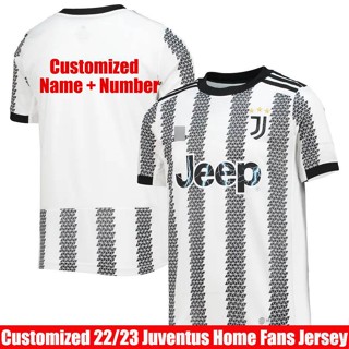 เสื้อกีฬาแขนสั้น ลายทีมชาติฟุตบอล Juventus 22-23 ชุดเหย้า