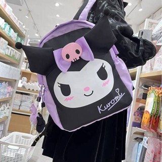 Sq3 Sanrio Kuromi กระเป๋าเป้สะพายหลัง ความจุขนาดใหญ่ อเนกประสงค์ แฟชั่นสําหรับผู้หญิง และผู้ชาย