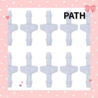 Path วาล์วตรวจสอบทางเดียว PP ตัวผู้ เกลียวตัวผู้ ไม่ย้อนกลับ 1/4 นิ้ว 10 แพ็ค